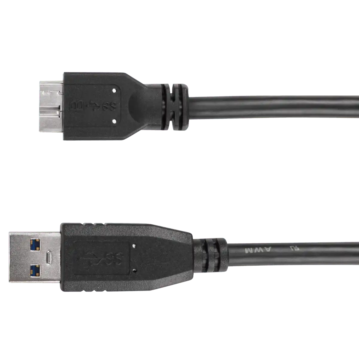 1M USB-A Male to micro USB-B Male Cable