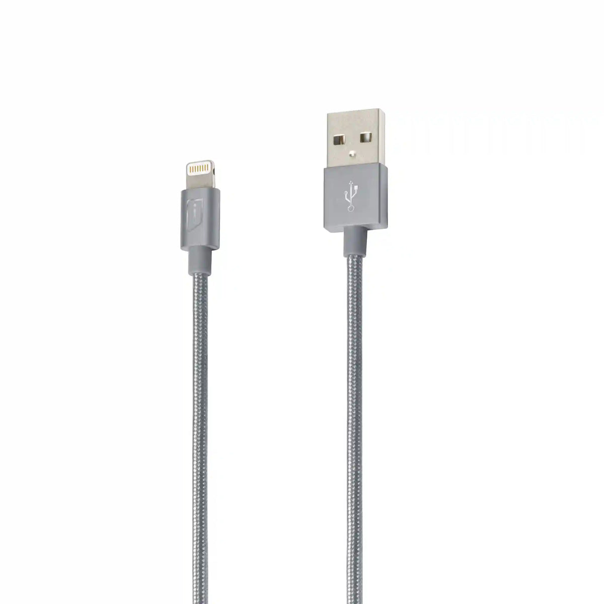 iStore Lightning Charge 4ft (1.2m) Braided Cable (Space Gray)