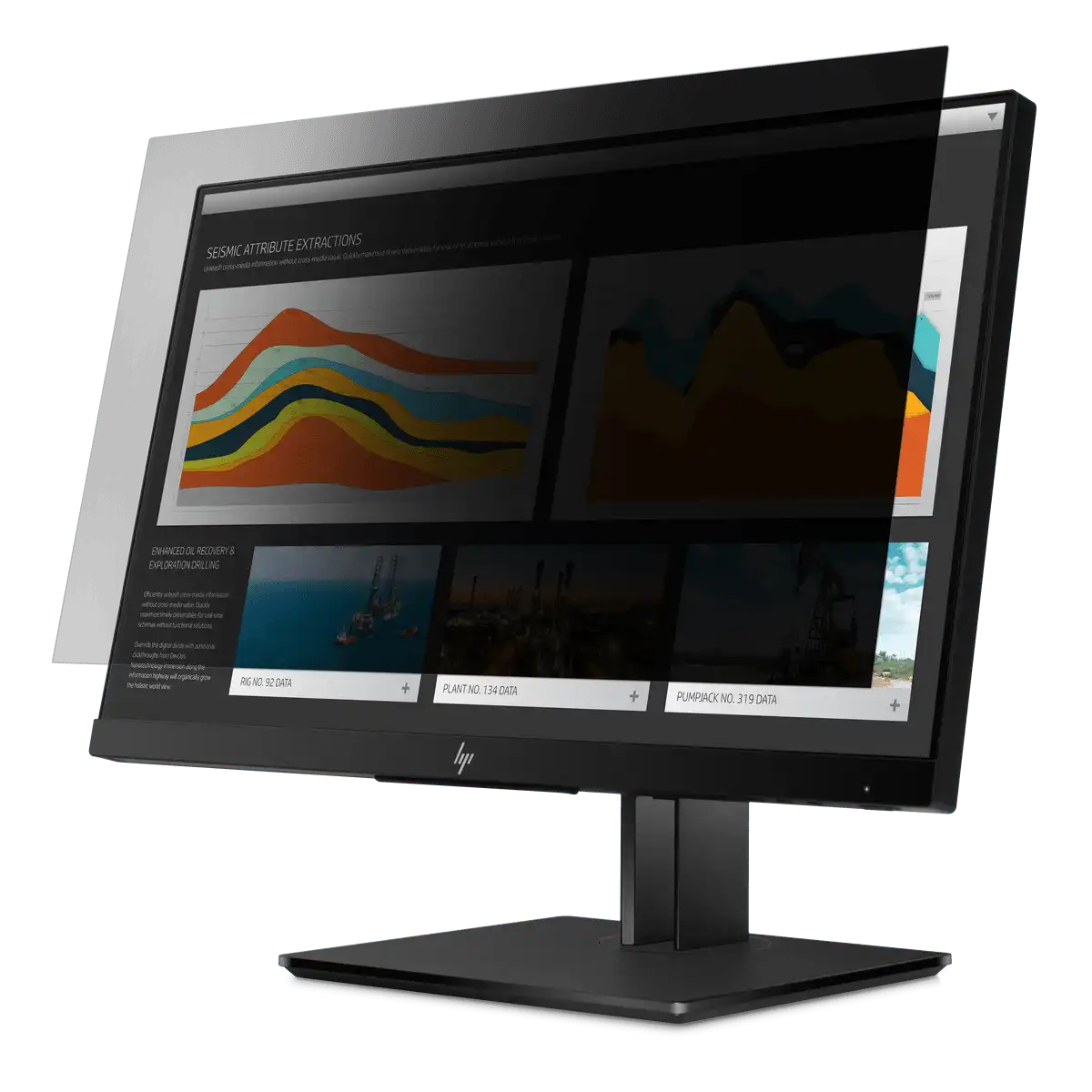 4Vu Privacy Screen for HP® EliteDisplay E273 and HP® Z27n G2, Landscape
